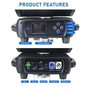 Led tại chỗ CMY ánh sáng sân khấu thông minh chùm ánh sáng DJ Disco Đảng Mini Di chuyển đầu ánh sáng <span class=keywords><strong>DMX</strong></span> 290W 9R - Product Image 6