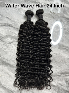 Grade 12A Unprocessed Raw Virgin Human Hair Water Wave <strong>Bundle</strong> in Stock for Black Women Dyable to Color at a Cheaper Price - Product Image 4