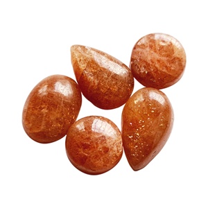 Doğal Sunstone taş cabochons opak kaliteli büyük boy kadar 18mm. Şeffaf kaliteli mevcut küçük boyutları. - Product Image 1