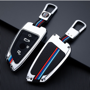 カーキーアクセサリー亜鉛合金キーシェルフォブカバーメタルカーキーケースはBmwX1 X3 X5 X3シリーズ5シリーズ7シリーズに適合