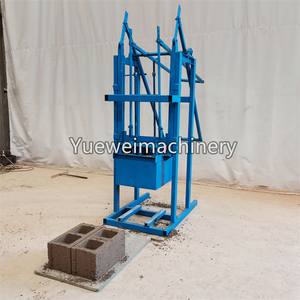 Máquina de fabricación de ladrillos de bloques entrelazados de hormigón de cemento Manual Popular Ventas directas de fábrica - Product Image 3