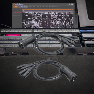 4 kênh 3 pin DMX512 mạng tín hiệu Extender XLR nối để Cat6 Ethernet cáp ánh sáng rắn PVC Áo khoác - Product Image 5