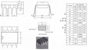 Waytronic WT588F02A-8S 8pin Voice Sound Chip lettore Mp3 Decoder Ic Circuit Chip Logic Ic Chip vocale DSP a 16 bit