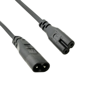 250V 2.5A C7 to C8 <strong>Connector</strong> <strong>IEC</strong> 60320 Extension Power Cable - Product Image 2