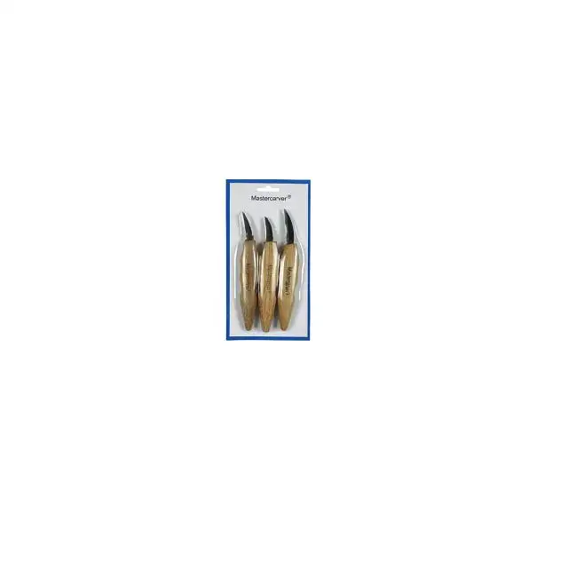 木製ハンドルピース/セットカービングナイフ