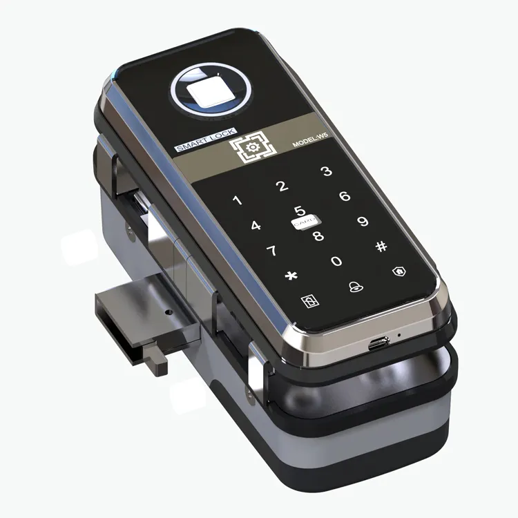 CR-الذكية كلمة قفل ببصمة الأصبع مع نظام إصلاح وظيفة التلقائي الذكية بصمة إصبع رقمية الباب قفل