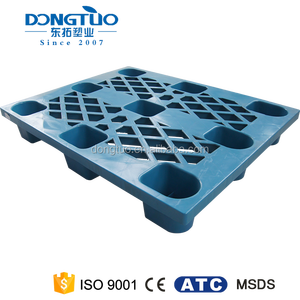 Recycled Plastic Pallets Manufacturers Mesh Grid Nine Feet Pallet for <strong>Warehouse</strong> Storage Stacking <strong>Tray</strong>