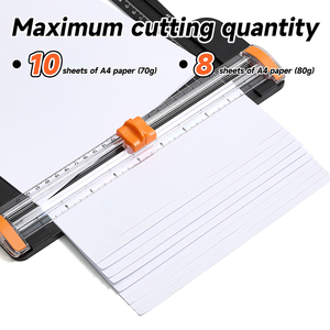 Pemotong kertas Jielisi A5, pemotong foto portabel dengan garis kisi untuk kerajinan, kantor, sekolah - Product Image 3