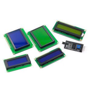 Schermo blu giallo schermo verde IIC/I2C 1602 modulo LCD LCD1602A con adattatore modulo scheda 1602A 2004A 12864B
