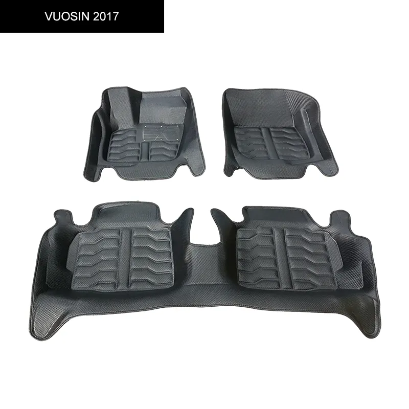 Fabricantes Promover Isolamento Sonoro 5D Acessórios Interiores Floor Car Mats para VUOSIN 2017