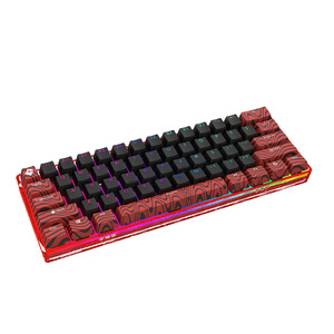 TOPSTYLE Teclados de computadora Teclado mecánico RGB Intercambio en caliente PBT Tecla de transferencia de calor Tipo C carga Bluetooth 5,0 teclado - Product Image 5