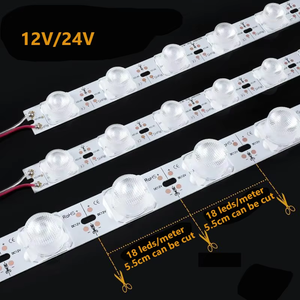 Yan yayan 12V 24V SMD 3030 dağınık yansıtıcı LED ışık şerit optik Lens difüzyon yansıma kutusu arka ışık çubuğu - Product Image 4