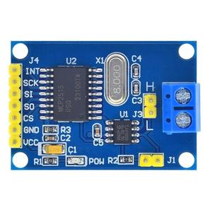 MCP2515 CAN bus module TJA1050 receiver SPI <strong>protocol</strong> 51 microcontroller <strong>program</strong> routine - Product Image 4