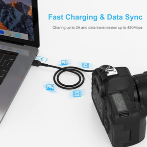 制造商提供定制的黑色USB迷你充电数据线USB 2.0 Type-A至USB Mini-b公线 - Product Image 5