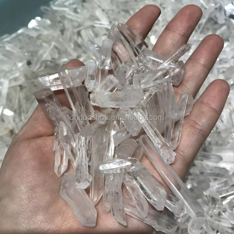 Clair Quartz baguette rugueuse Point