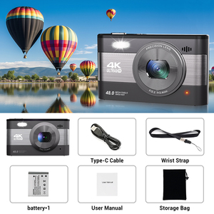 กล้องดิจิตอลขนาดเล็ก8MP เซ็นเซอร์ CMOS ความละเอียดสูงซูมดิจิตอล18X - Product Image 6