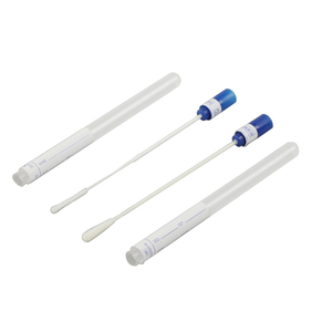 使い捨てDNA収集キット頬スワブ滅菌プラスチック標本収集輸送スワブチューブ付き - Product Image 1
