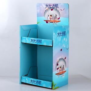 Customized Cosmetics <strong>Display</strong> Rack <strong>Counter</strong> <strong>Paper</strong> <strong>with</strong> Cardboard Shelf and <strong>Hook</strong> for Showcase Makeup &amp; Beauty Products - Product Image 6