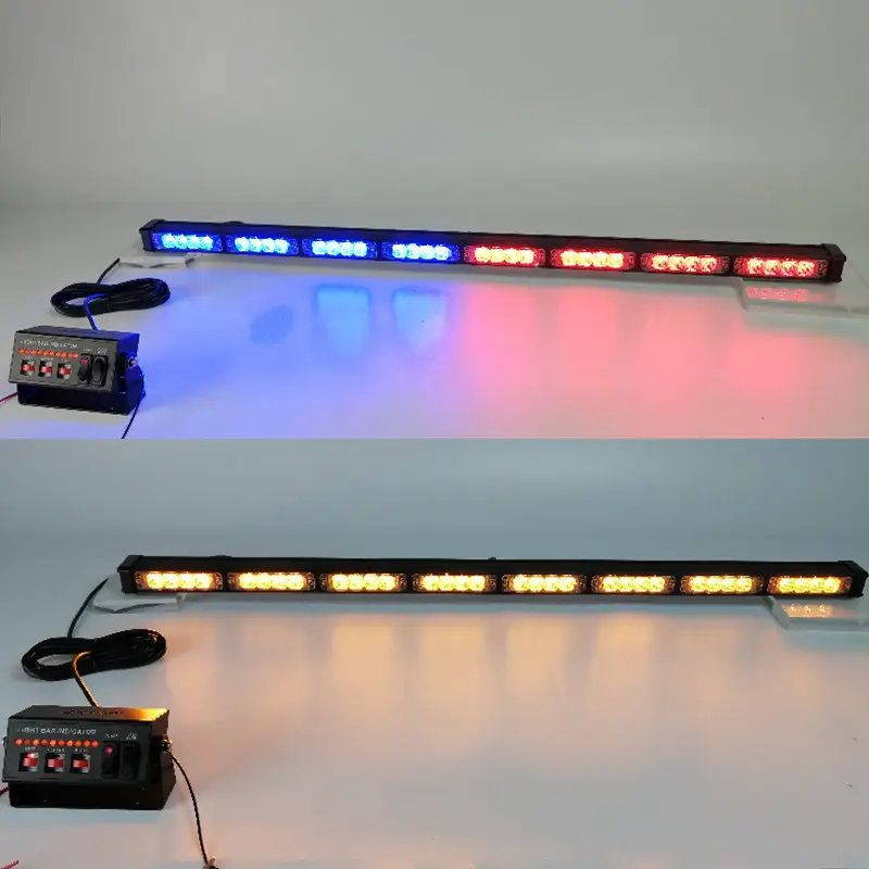 39 인치 LED 방향 lightbar led 비상 안전 스트로브 키트 교통 고문 조명 트럭