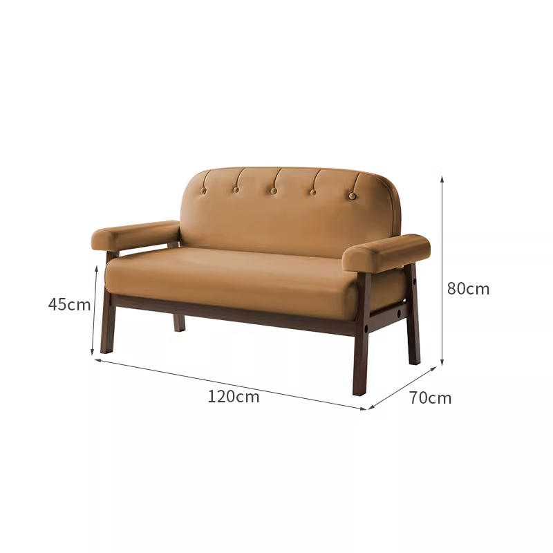 Canapé curry marron