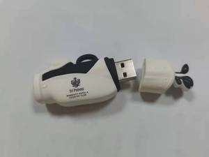 促销商务礼品u盘带定制标志2d和3d聚氯乙烯钥匙扣个性化软橡胶定制吊坠 - Product Image 4