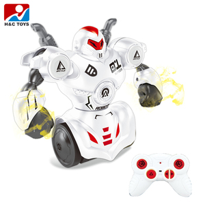Robot de lucha con control remoto para 2 personas, efectos de luz y sonido, Juguete musical DIY para niños, modelo de Robot para batallas - Product Image 2