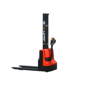 Single Column Electric Forklift Truck 1 Ton High 1.6 Stacker <strong>Loading</strong> <strong>and</strong> <strong>Unloading</strong> Trucks Electric Forklift - Product Image 1