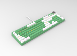 104键机械游戏键盘LED蓝色背光和带蓝色开关的有线USB - Product Image 4