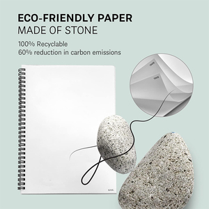 GuangAo Custom Planner Printing <strong>Dated</strong> Daily Weekly Monthly Leather A5 <strong>Notebook</strong> Agenda Stone Paper Personalized Daily Planner - Product Image 6