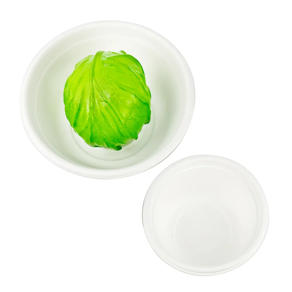 100 sinh thái thân thiện phân hủy sinh học bao bì thực phẩm cup Bowl salad Bowl cho đảng nhà hàng cắm trại