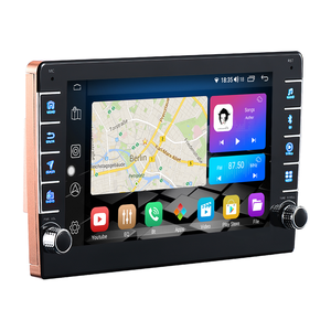 LEHX AI Voz CarPlay Sem Fio Android Auto Car Radio GPS 2din 2 Din DVD Autoradio Dvd 8 Polegada Com Botão Botão Do Carro DVD Player