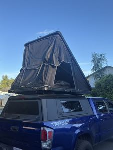 Geoff heith-phong cách xe bán tải mui cứng màu đen tán 4x4 Xe Tải tán Topper cho 2022 tacoma <span class=keywords><strong>6ft</strong></span> - Product Image 3