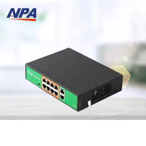 OEM 250m porta 8 + 8 non gestito rete gestita Poe Switch 48v QoS funzione 48v PoE Switch per telecamera IP rete IP