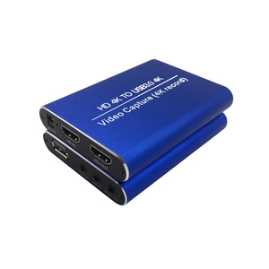 2021最新4k图形视频采集卡60fps，带2 HDMI HDMI至USB 3.0 placa de录像机盒