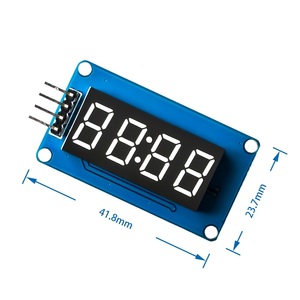 TM1637 modulo Display a LED per 7 segmento 4 bit 0.36 pollici orologio anodo rosso tubo digitale quattro Driver seriale Board Pack - Product Image 2