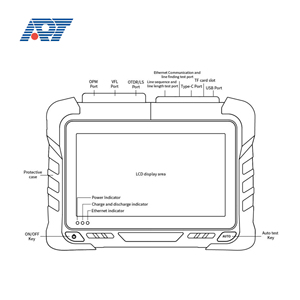 OTDR de prueba de fibra NK6200 con medidor de potencia y precisión de potencia de luz para la detección eficiente de fallas de red de fibra óptica en telecomunicaciones - Product Image 5