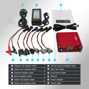 Hwaut piezoelettrico strumento elettromagnetico Common Rail CRI808S Kw608 multifunzione Diesel Common Rail Tester CRI808S - Product Image 4