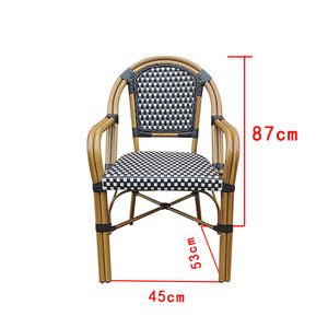 Kim Loại Hiện Đại Di Động Ngoài Trời Bàn Ăn Và Ghế Đặt Cho Pháp Cafe Phương Tây Nhà Hàng Trà Sữa Cửa Hàng Homestay Sử Dụng - Product Image 5