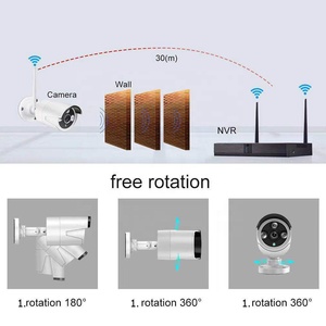 1080P 4CH无线wifi套件安全摄像系统Wifi IP摄像机 2mpNVR套件 - Product Image 5