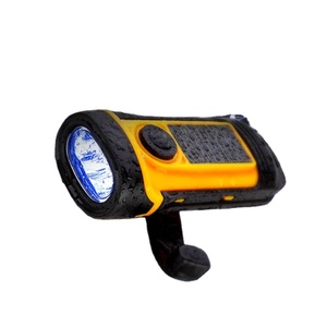 Linterna de mano con manivela, luz solar - Product Image 4