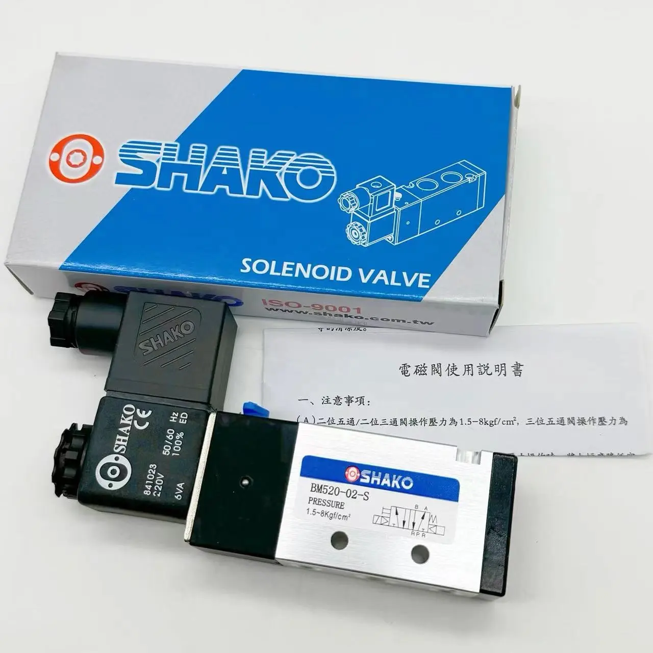 Shako BM520-02-S 5 cách 2 vị trí van điện từ