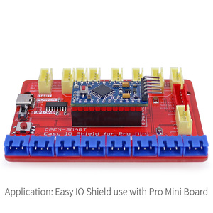 OPEN-SMART Easy IO Shield Kit Easy-plug colorato XH 2.54mm sensore di espansione con Pro Mini scheda/cavo USB per Arduino