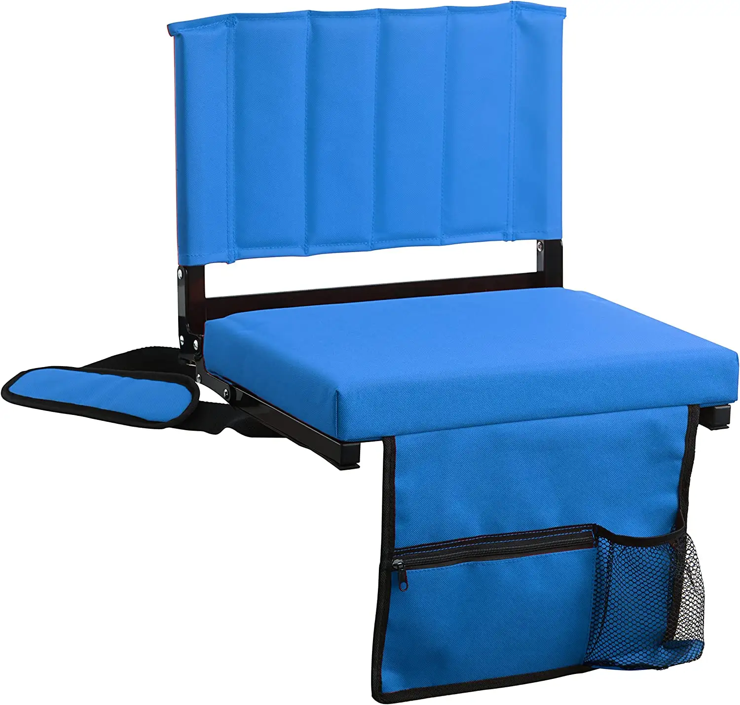 تخصيص السعر المنخفض طوي مقاعد ستادات رياضية التسامي مستلق أضعاف أسفل الرياضة البيسبول المبيض وسادة كرسي للبيع