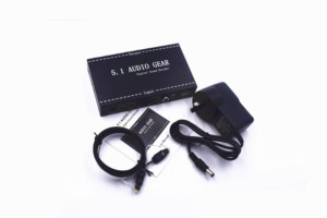 Decodificador de Audio Digital de varios canales, soporte Coaxial SPDIF, DTS/AC3/convertidor de audio óptico, decodificador 5,1