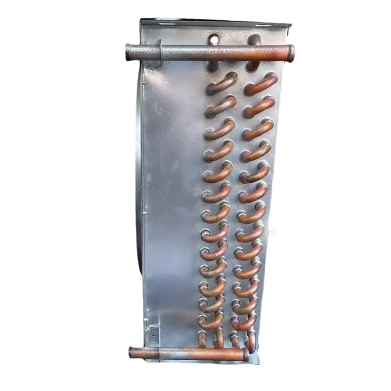 Radiador de tubo de aleta de cobre, bobinas de vapor de tubos con aletas secadoras para intercambiador de calor