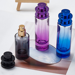 Yuvarlak parfüm yeniden doldurulabilir şişe manyetik kap ile özel ambalaj boş örnek cam yağ şişeleri tasarım parfümler için 50 ml 100 ml - Product Image 5
