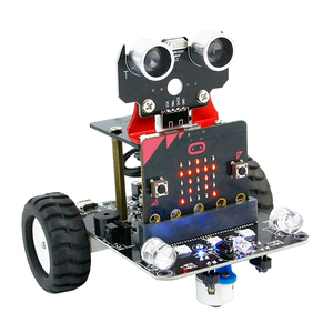 Yahboom Eigenmarke STEM-Programmierung Pädagogischer Mikrobit-Spielzeug roboter Basierend auf Bbc Micro: Bit V2 Kompatibel mit Micro bit V1
