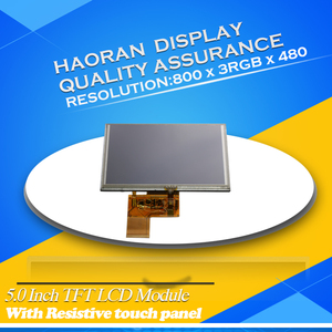 Pantalla tft lcd de 5 pulgadas, módulo de pantalla tft lcd de 800X480, Conector de 40 pines - Product Image 2