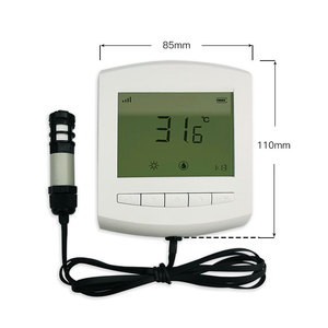 Pantalla LCD Registrador de datos de temperatura y humedad ambiente interior Sensor de temperatura de humedad inalámbrico LoRa - Product Image 2