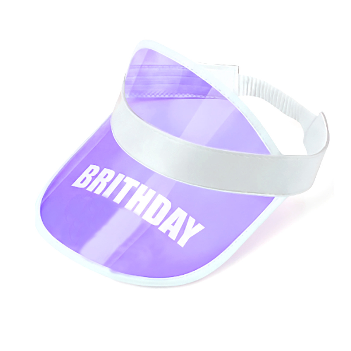 Purple white letters